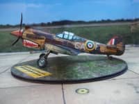 Curtiss P40 Kittyhawk Construido en Papel 1