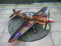 Curtiss P40 Kittyhawk Construido en Papel 3