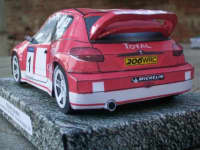 Peugeot 206 Wrc 2003 Fabricada en Papel 1