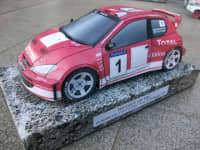 Peugeot 206 Wrc 2003 Fabricada en Papel 3