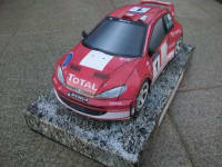 Peugeot 206 Wrc 2003 Fabricada en Papel 4