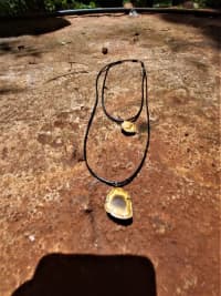 Collar Doble Agata Cordon Bijou 2mm Negro 4