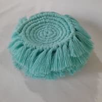 Posavasos Redondos en Macramé 3