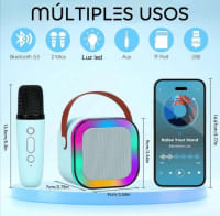 Parlante Bluetooth Karaoke + Micrófono 3