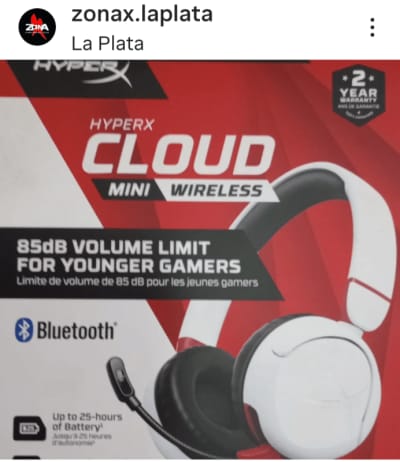 Auricular Hyperx Cloud Mini Gaming 2