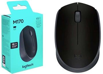 Mouse Inalámbrico Logitech M170 Negro Win Mac 2.4ghz 2