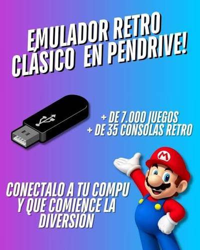 Pendrive Emulador De Consolas Para Pc