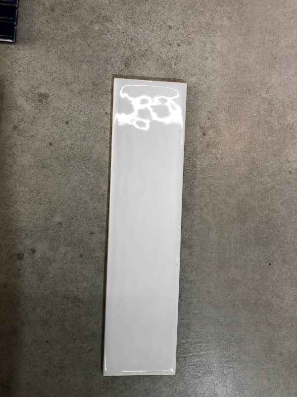 Simil Iceland Blanco 7.5x30 Subway Revestimiento Brillo