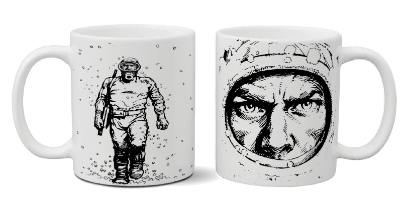 Taza de Ceramica Importada el Eternauta