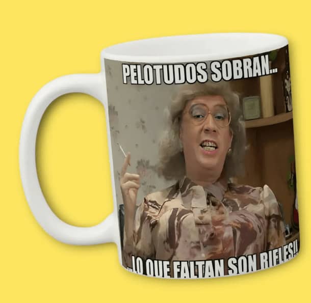 Taza de Cerámica Importada Violencia Rivas