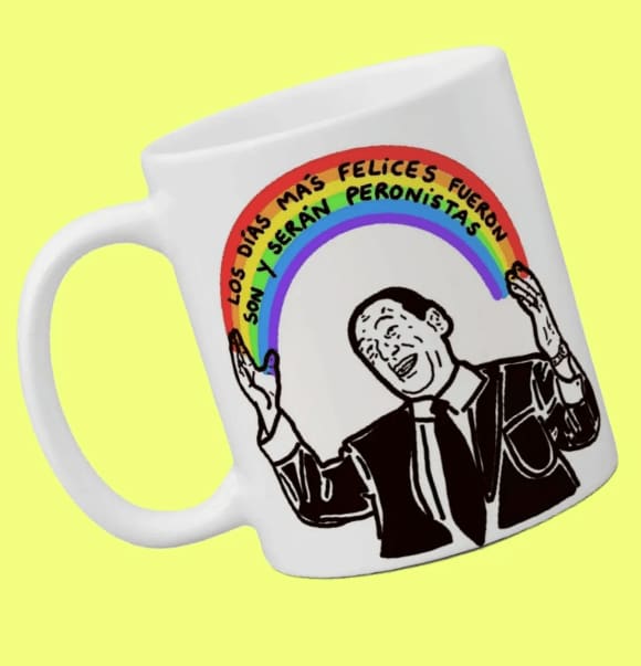 Taza de Ceramica Importada - Diseño Peronista -