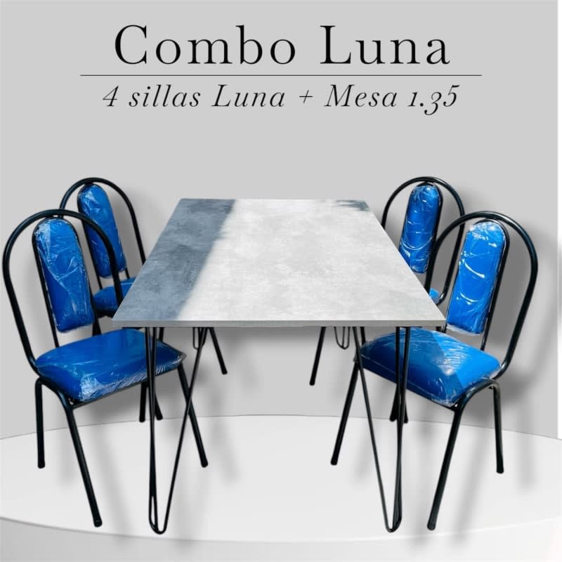 Mesa y Sillas Luna