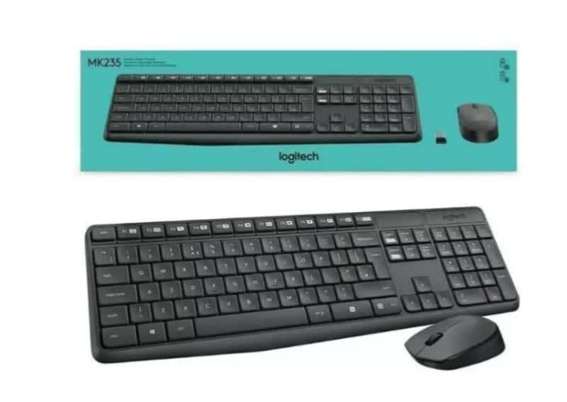 Combo Logitech Mk235 Wireless Teclado y Mouse Español