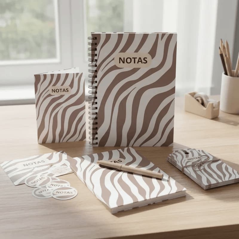 Hojas Rayadas Diseños de Animales Notas Pdf Imprimible