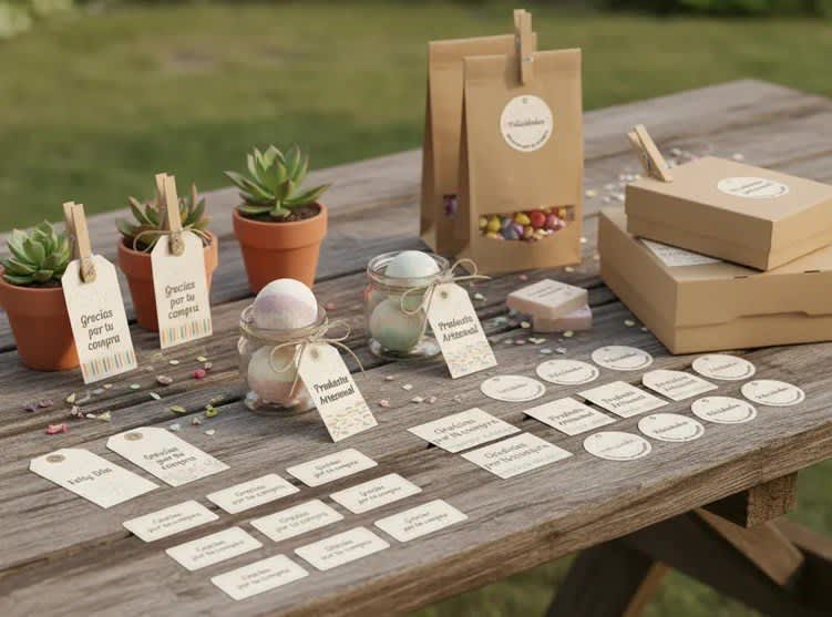 Emprendedores Tags y Etiquetas para Packaging - Pdf