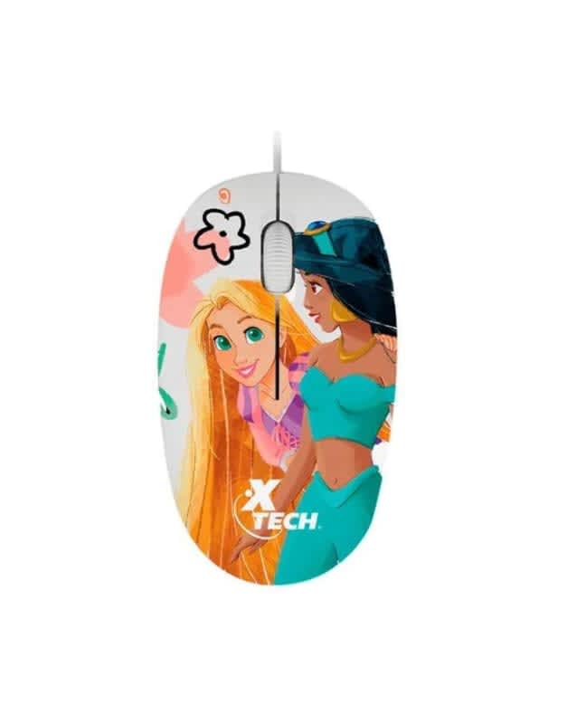 Mouse Pc con Cable Edicion Disney Princesa Xtm-d406p