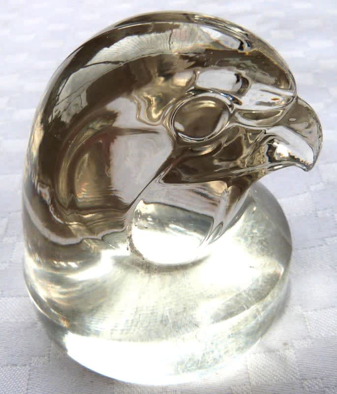 Pisapapeles Vidrio Rigolleau Aguila Estilo Lalique