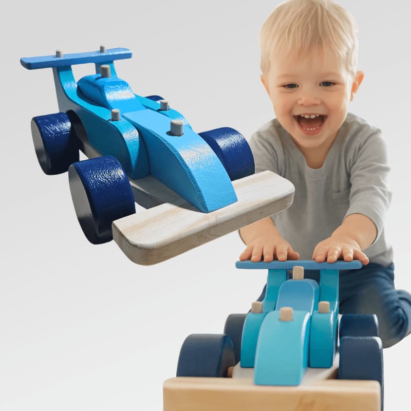 Auto de Madera- Colapinto-formula 1 -29 X 15 Cm