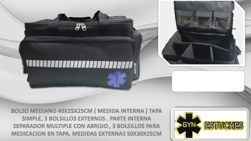 Bolso Paramedico Mediano 40x25x25 Cm