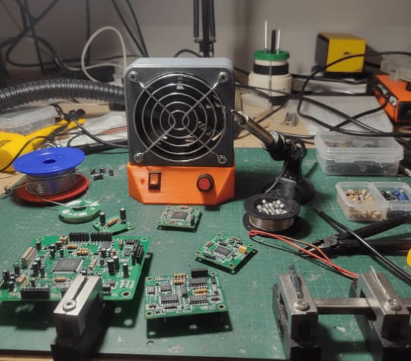 Extractor de Humo de Soldadura Electrónica