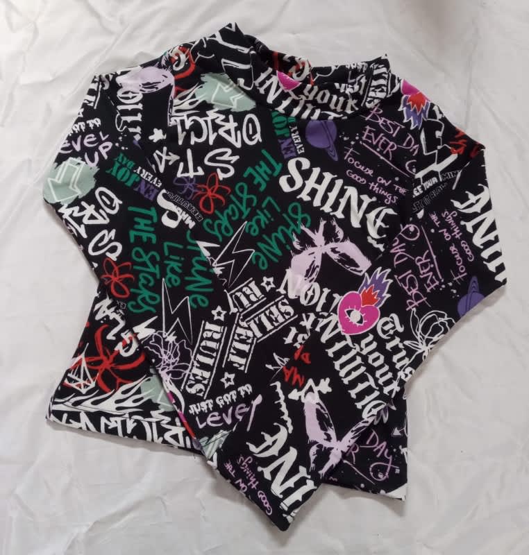 Poleras Estampadas de Algodón para Mujer