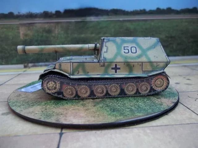 Elefant Ferdinand 1/87 Fabricado en Papel