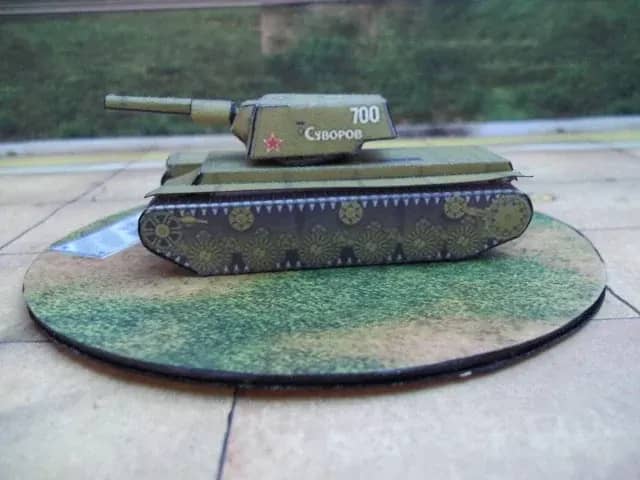 Kv-1kv-1 Fabricado en Papel 1/87