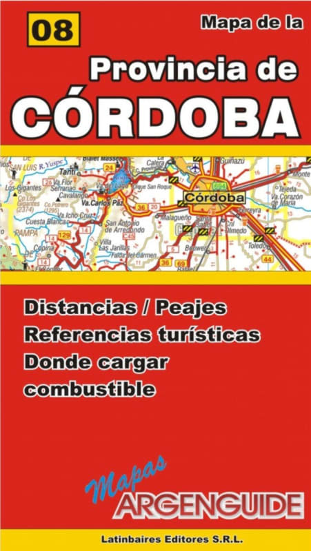 Mapa de Córdova Provincia
