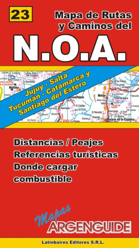 Mapa de Jujuy Salta Tucumán Catamarca Sgo del Estero