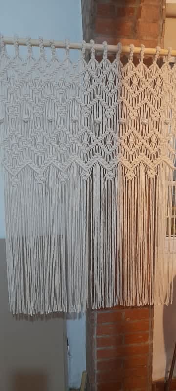 Cortinas en Macramé