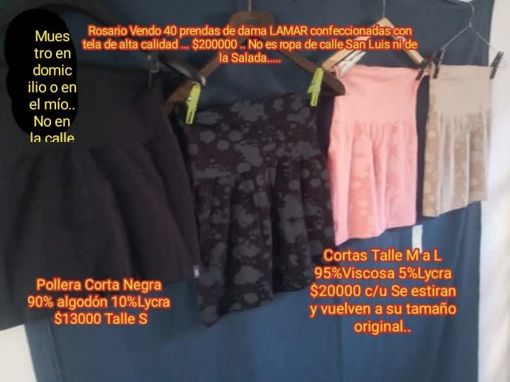 Prendas de Dama Marca Lamar Liquido