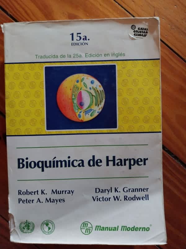 Harper Bioquimica Ilustrada 15a Edicion
