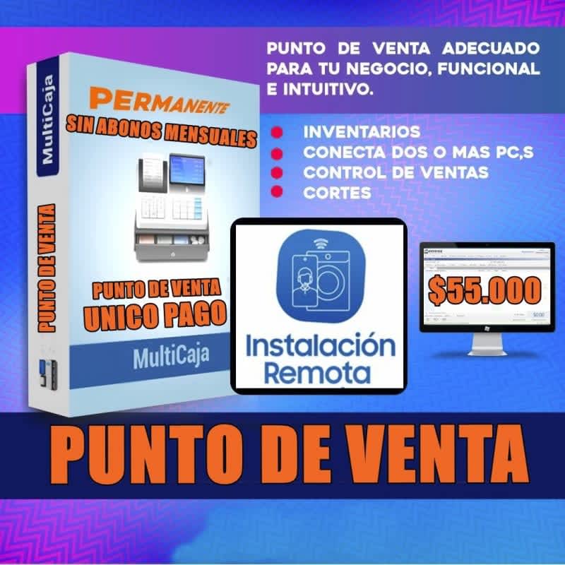 Punto DE Venta Negocio + App para Celular