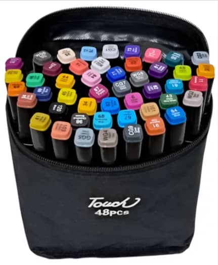 Marcadores Doble Punta X 48