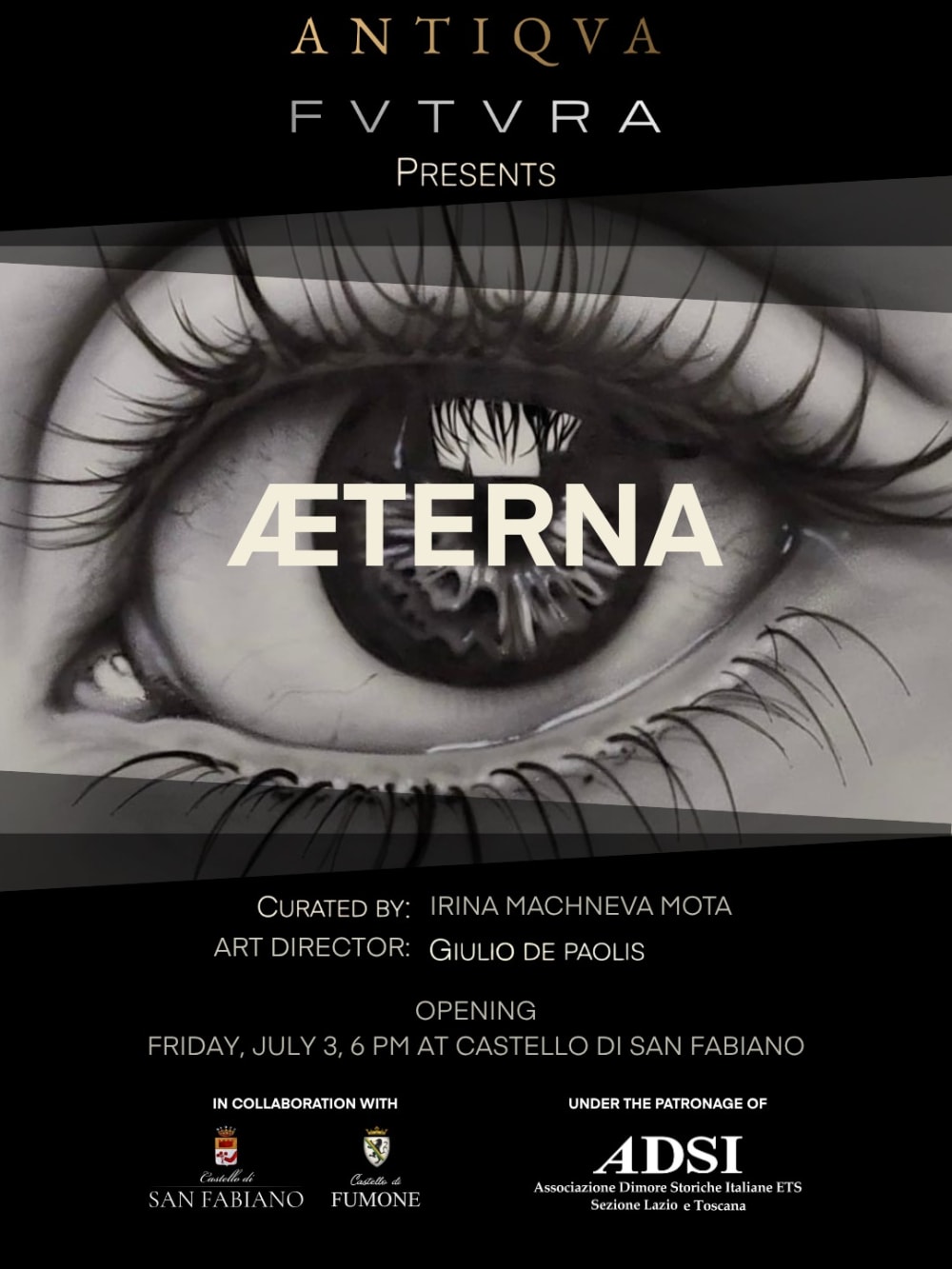 ÆTERNA exhibition at Castello di San Fabiano