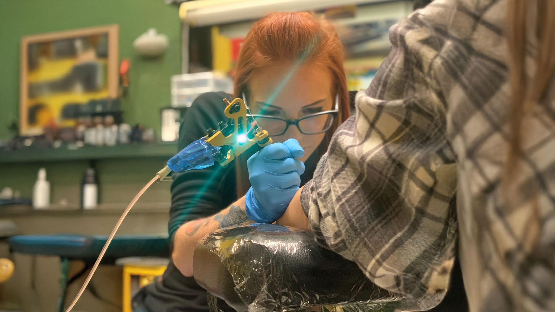 Crimson Red Tattoos Banner