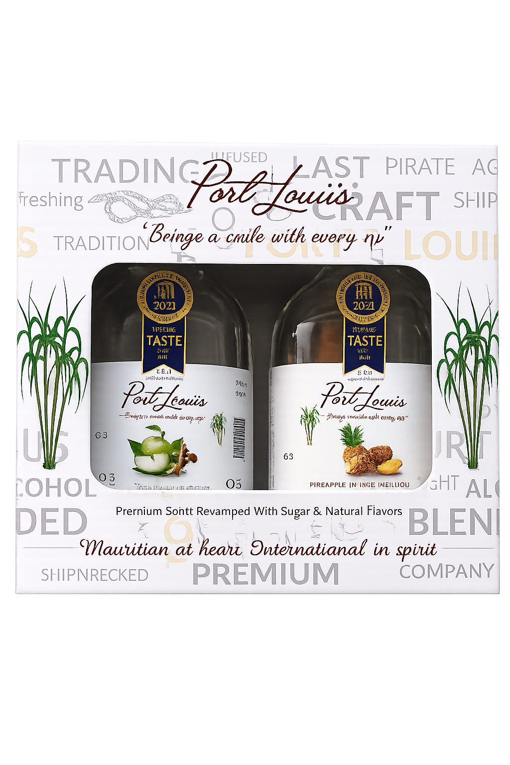 Port Louiis Assorted White Rum (4x200ml)