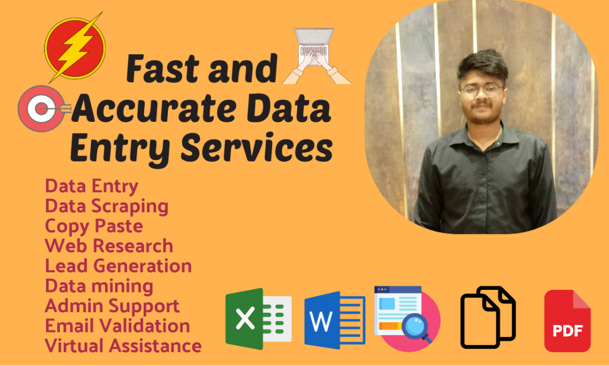 I will do data entry