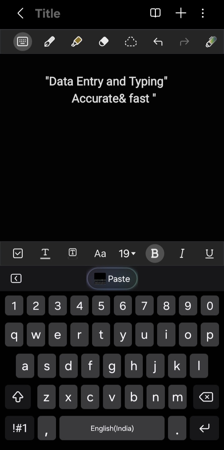 I will do accurate data entry and typing work 