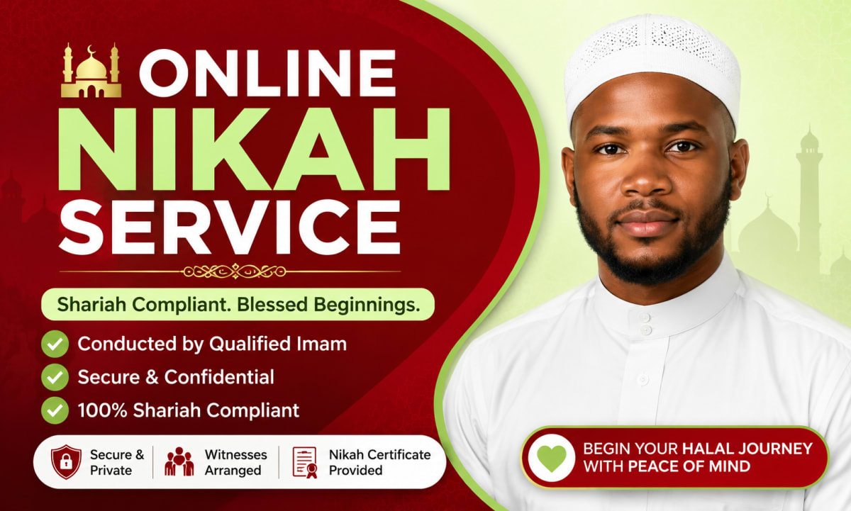 Online Nikah service as imam