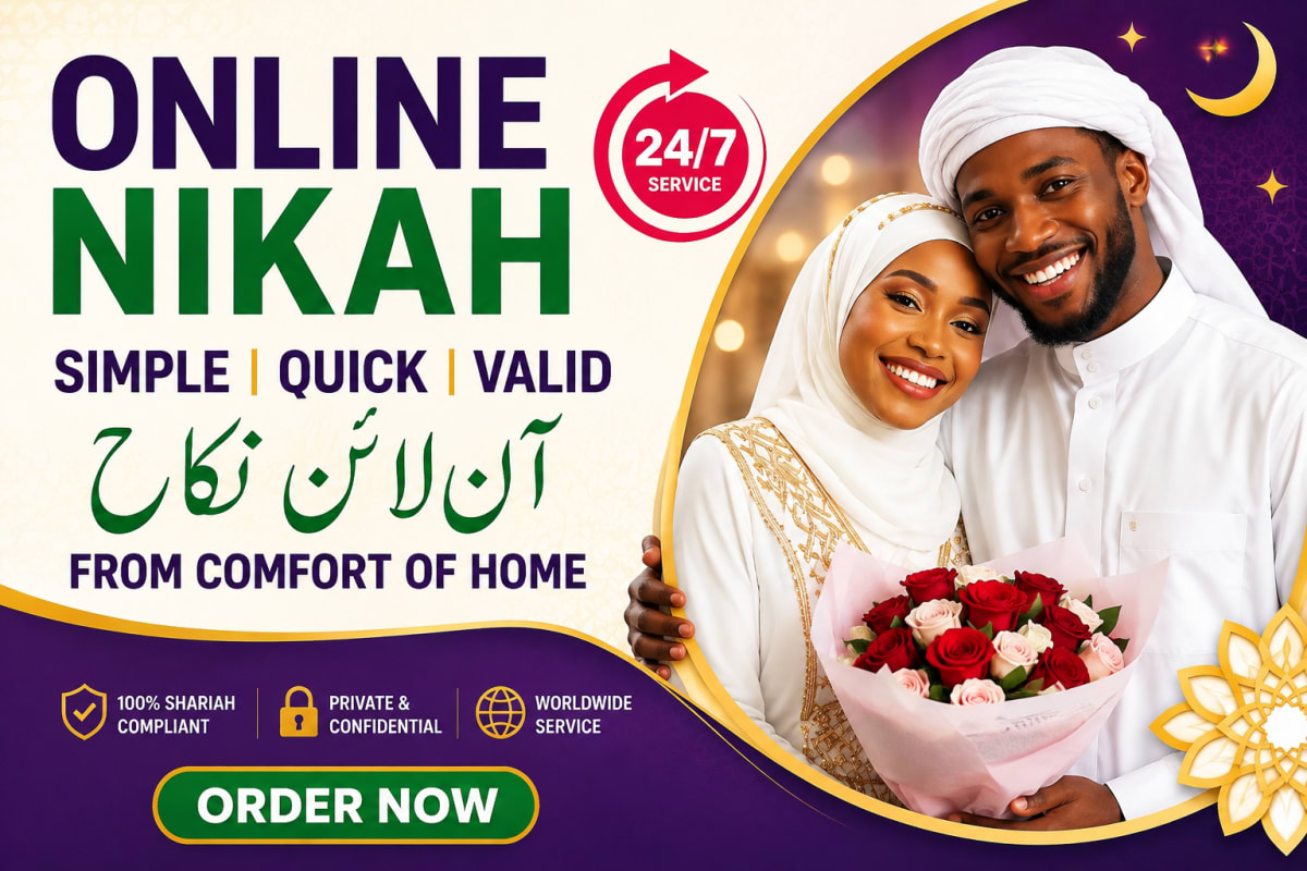 Nikah Officiation Services for Muslim Couples
