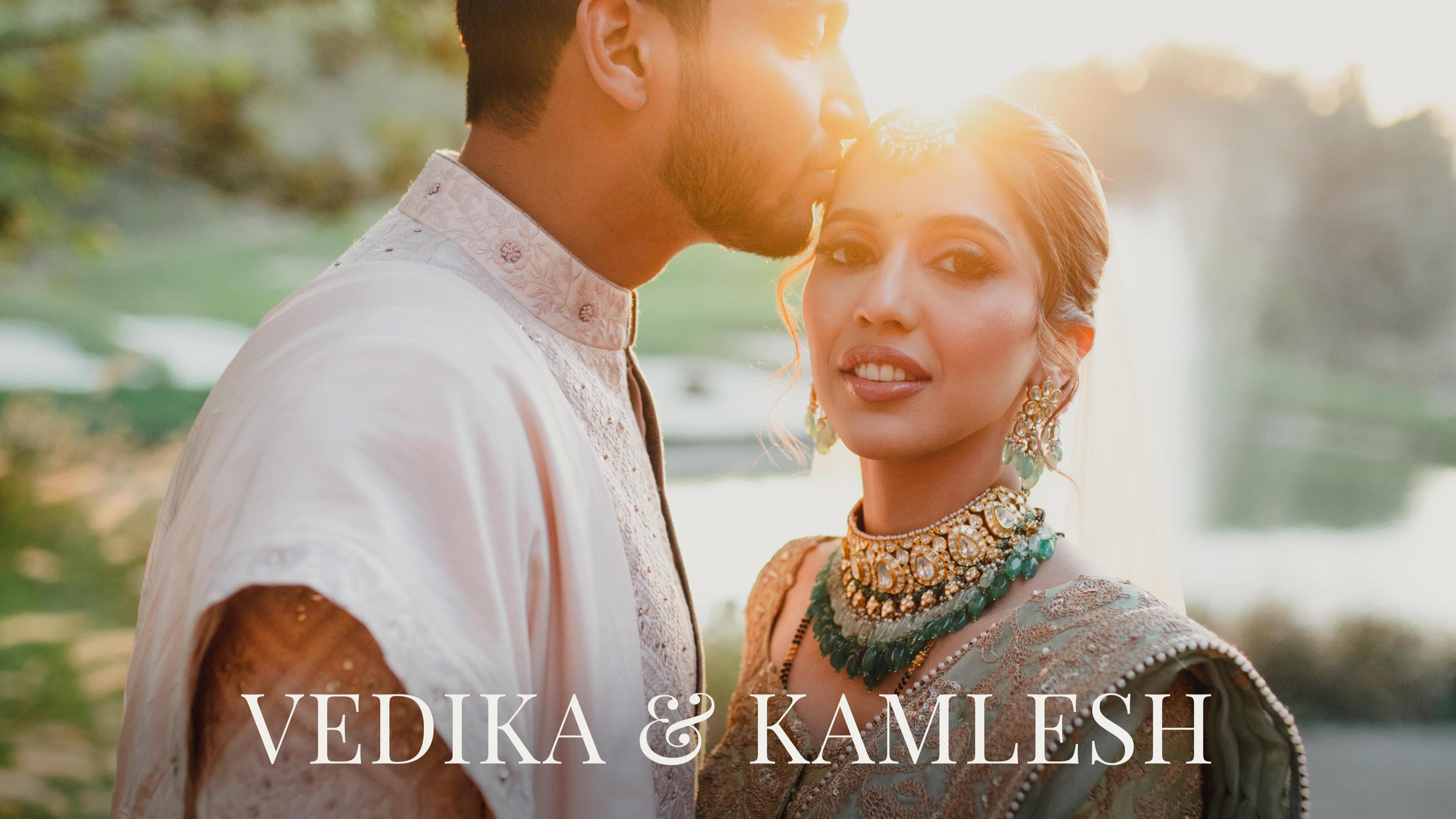 Vedhika & Kamlesh wedding photography - Beautiful love story with traditional ceremonies and romantic moments