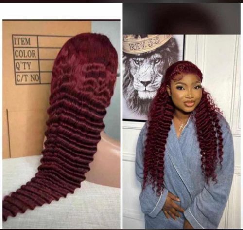 28” full frontal  factory Deep wave (wine colour)