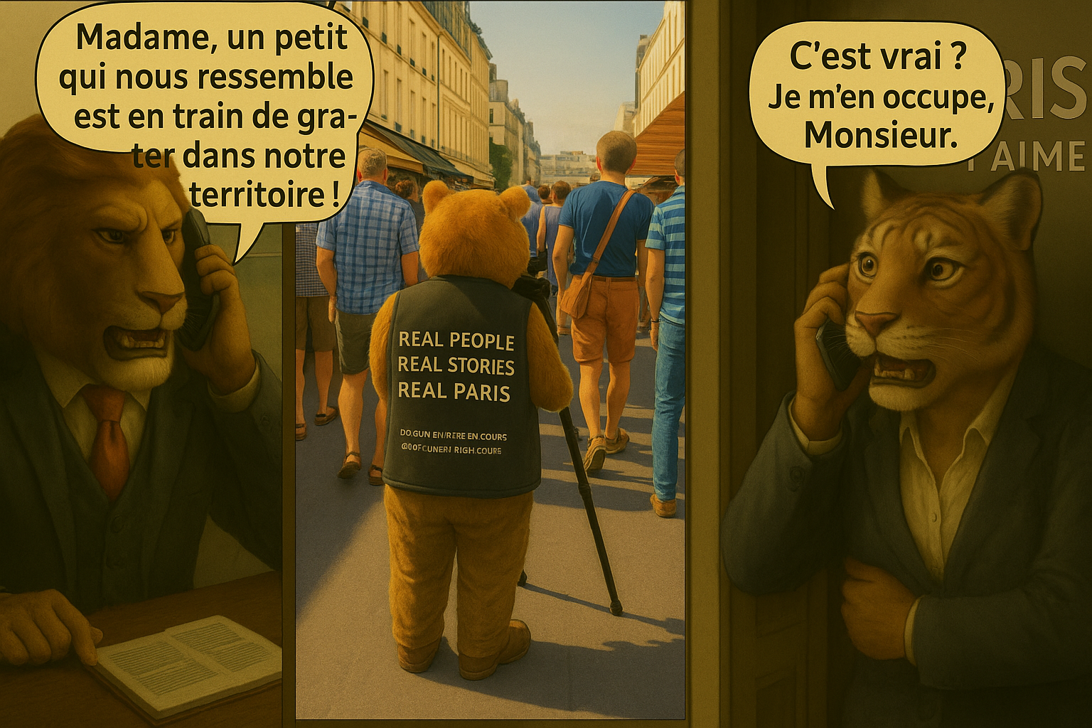 Le Chat-cinéaste face aux oppositions autour de la marque PARIS T’AIME