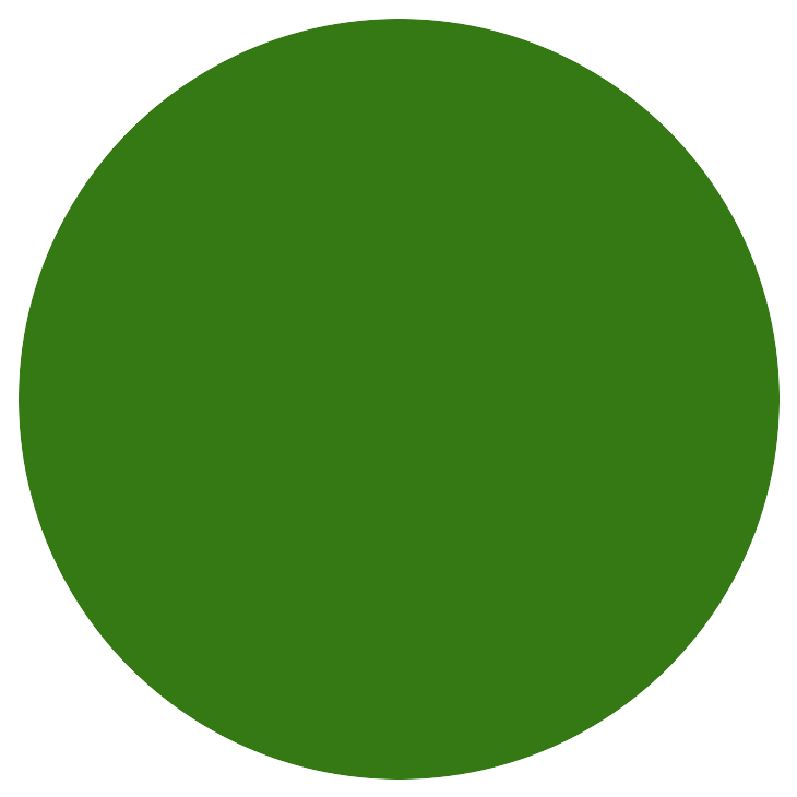 Cercle vert · silhouette figurative