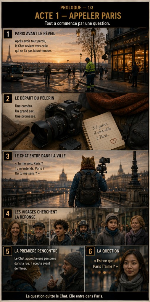 Prologue 4 : quatrième planche du prologue Paris T’aime.