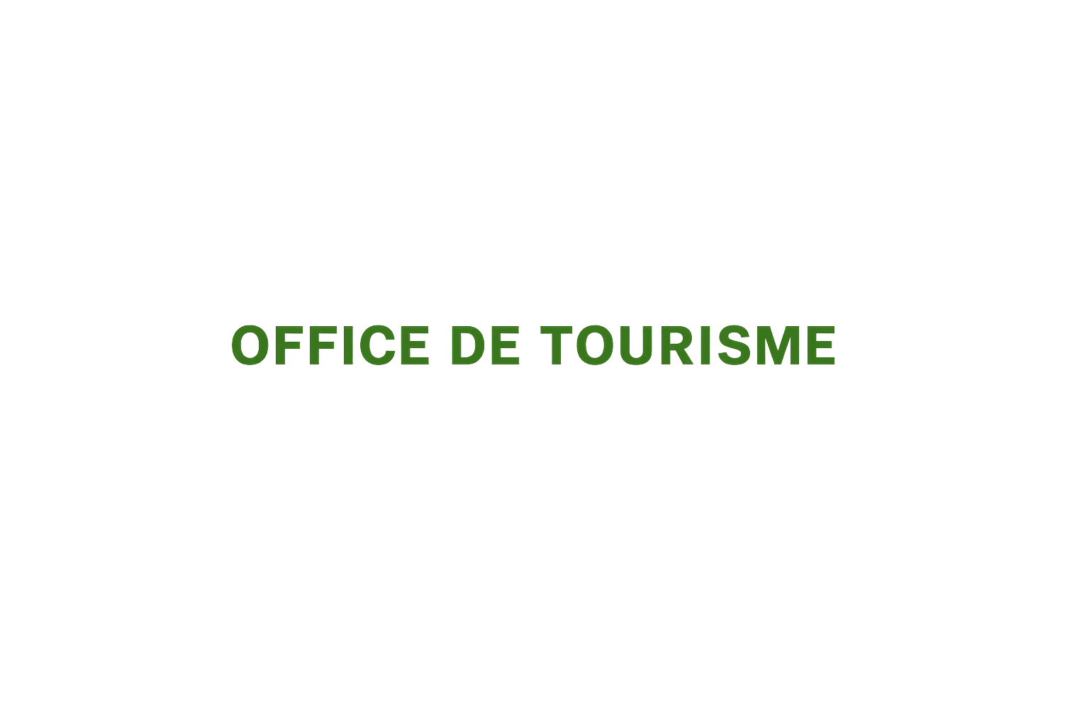 Élément dont le poids différenciant est testé : mention OFFICE DE TOURISME.