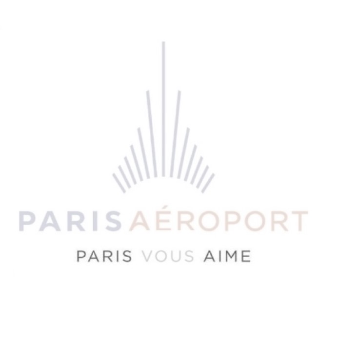 Reconstruction analytique de la marque PARISAEROPORT PARIS VOUS AIME.