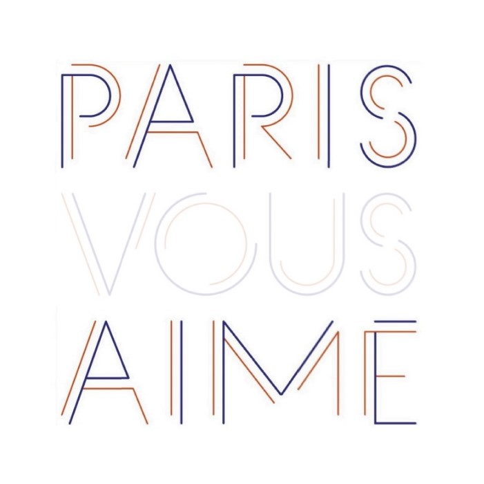 Reconstruction analytique de la marque PARIS VOUS AIME.