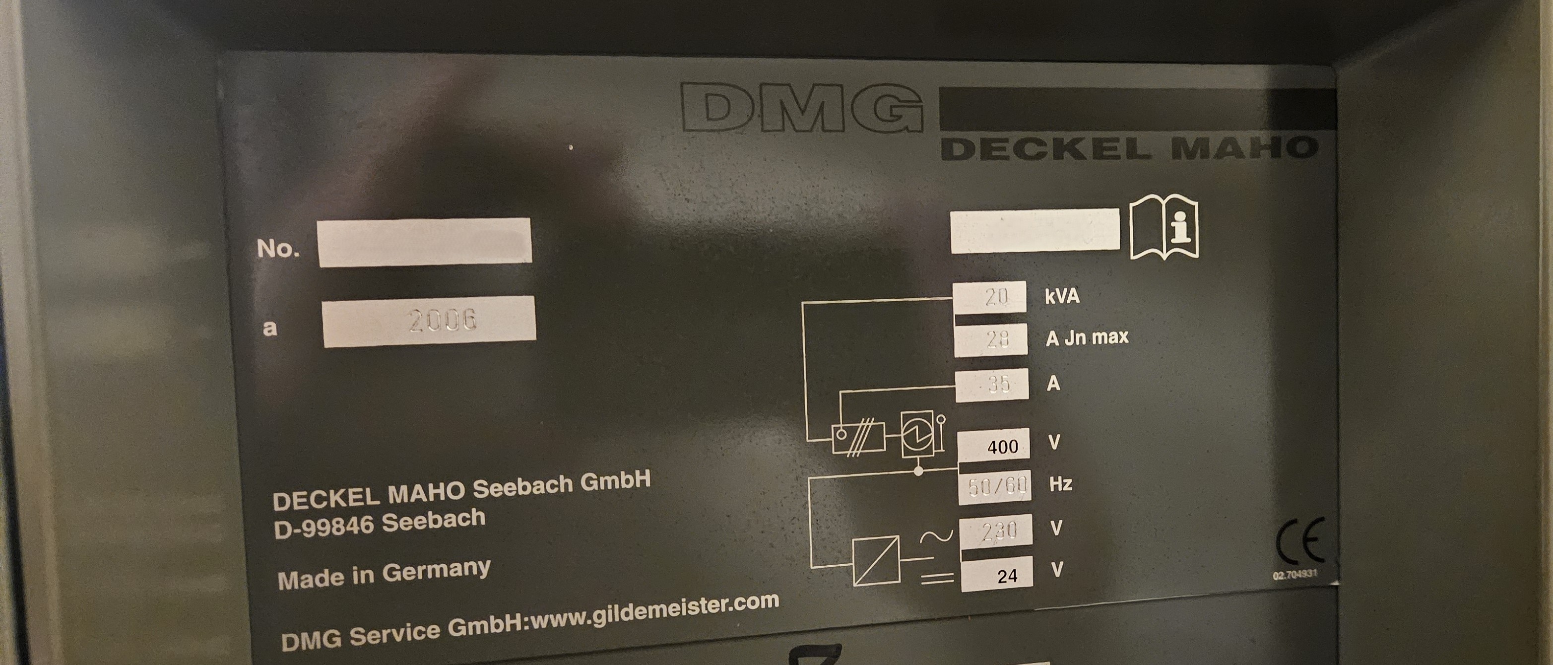 DMG DMC 635 V (2006) – vista principal